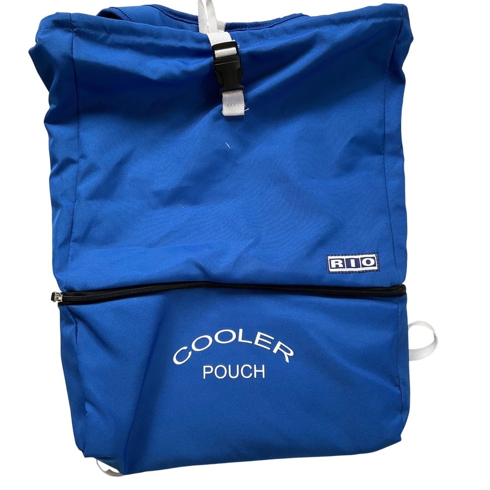 Rio Brands Backpack Insulated Cooler Pouch Roll Top Beach Chair Attachment NWOT
